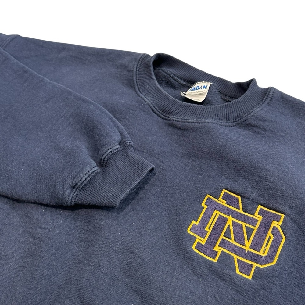 Gildan Navy Blue Crewneck‎ Collegiate Sweateshirt with Large